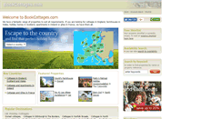 Desktop Screenshot of bookcottages.com
