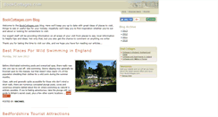 Desktop Screenshot of blog.bookcottages.com