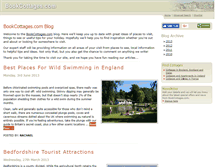 Tablet Screenshot of blog.bookcottages.com